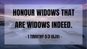 honour widows